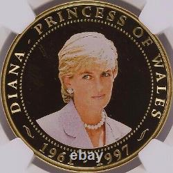 COOK ISLANDS. 2007, Dollar NGC PF69 Top Pop? Princess Diana, Washington DC