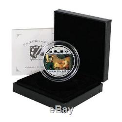 Cook Islands 2009 20$ Masterpieces Of Art Spitzweg Poor Poet 3 Oz Silver Coin