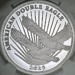 COOK ISLANDS. 2020, 2 Dollars, Silver NGC PF70 Top Pop? U. S. Double Eagle