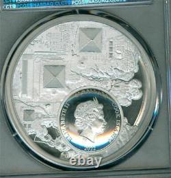 COOK ISLANDS 2022 $20 LEGACY OF THE PHARAOHS 3 OZ. Gilt SILVER HR PCGS PR-69DC
