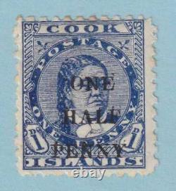 COOK ISLANDS 25a MINT HINGED OG NO FAULTS FINE! DOUBLE OVERPRINT CLK