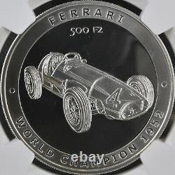 COOK ISLANDS. 5 Dollars, 2005, Silver NGC PF68 Ferrari F-2004, 1068