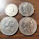 COOK ISLANDS Queen Elizabeth II Coins1955/1987/1988/1988 Nice Original Condition