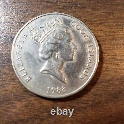 COOK ISLANDS Queen Elizabeth II Coins1955/1987/1988/1988 Nice Original Condition