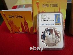 Coin Lot Cook Islands & Niue New York City PCGS NGC PR PF 70 3 ounces of Silver