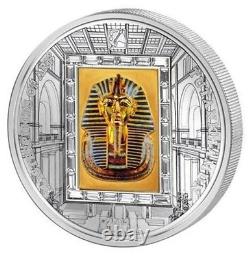 Cook 2011 Masterpieces of Art King Mask of Tutankhamun Gold Silver Coin 3