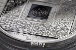 Cook 2016 $10 Milestones of Mankind Labyrinth 50g Silver Proof withMicro-labyrinth