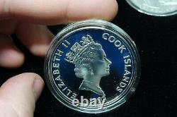 Cook Island, 10 x 50 $ je 1 Unze Silber PP, America, Anlegerposten Investment