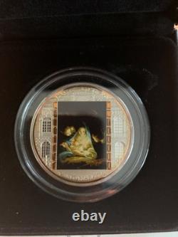 Cook Island 2010 $20 Silver Masterpieces of Art Carlo Maratta Holy Night