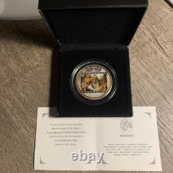 Cook Island 2011 $20 Masterpice of Art Adoration of the Shepherds 3oz Silver