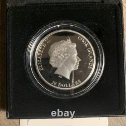 Cook Island 2011 $20 Masterpice of Art Adoration of the Shepherds 3oz Silver