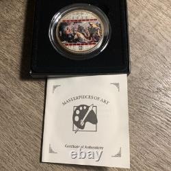 Cook Island 2013 $20 Masterpieces of Art Adoration of the Magi 3oz silver