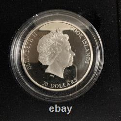 Cook Island 2013 $20 Masterpieces of Art Adoration of the Magi 3oz silver