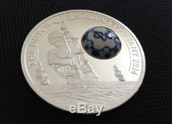 Cook Island 2014 10$ Royal Delft Dutch East India Company Silver Coin 1