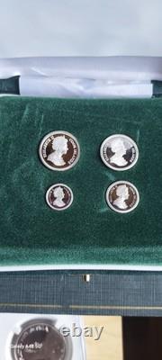 Cook Island Elizabeth II, Silver Proof'Golden Jubilee Maundy' Set, 2002 Rare