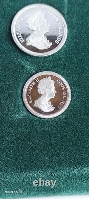 Cook Island Elizabeth II, Silver Proof'Golden Jubilee Maundy' Set, 2002 Rare