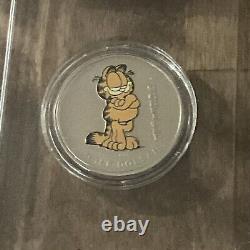 Cook Islands 1/2 dollar 50 cents Cartoons Garfield Cat PERTH MINT CuNi coin 1999