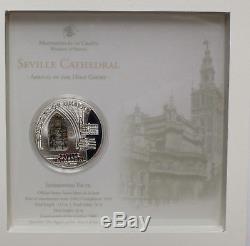Cook Islands 10 $ 2011 Windows of Heaven Seville Cathedral Box & Coa