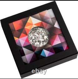 Cook Islands $10 2022 SILVERLAND The Rock 2 oz silver coin proof