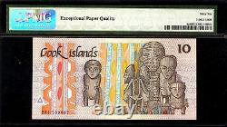 Cook Islands 10 Dollars 1987 PMG 66 EPQ UNC Pick # 4a S/N BAJ000002 Low #