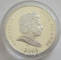Cook Islands 10 Dollars 2008 World Monuments Great Sphinx of Giza 1 Oz Silver