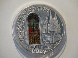 Cook Islands 10 Dollars 2010 Windows of Heaven Cologne Cathedral Silver