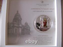 Cook Islands 10 Dollars 2012 Windows of Heaven St. Petersburg Silver