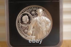 Cook Islands $10 Theodore Roosevelt 2 oz Silver Coin, PF70 Ultra Cameo