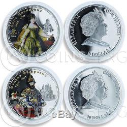Cook Islands, 10 dollars, set of 6 coins, Tsars of Russia silver proof 2008