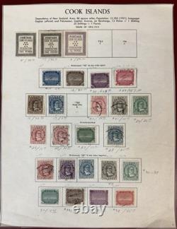 Cook Islands, 1892-1936, Collection of 44 Classic Stamps, Mint Hinged and Used