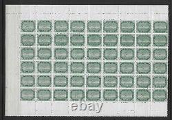 Cook Islands 1915 0.5d SG39 Perf 14 Part Sheet + Flaw R2/8 (54v)