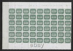 Cook Islands 1915 0.5d SG39 Perf 14 Part Sheet + Flaw R2/8 (54v)