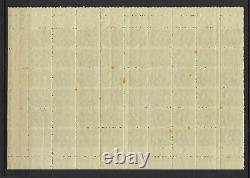 Cook Islands 1915 0.5d SG39 Perf 14 Part Sheet + Flaw R2/8 (54v)