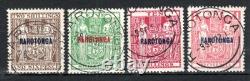 Cook Islands 1931-32 Postal Fiscal values to £1 NZ opts SG 95-98 FU CDS