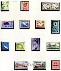 Cook Islands 1940-1960s Collection Of 137 Stamps Mint Never Hinged & Used