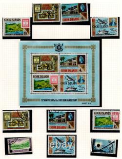 Cook Islands 1940-1960s Collection Of 137 Stamps Mint Never Hinged & Used
