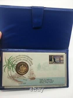 Cook Islands 1978 $200 Gold Proof Coin Captain James Cook 16.63g