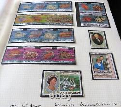 Cook Islands 1983 32 Stamps Various stamps surch Corals & Royalty MNH