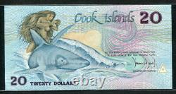 Cook Islands 1987, 20 Dollars, T. Davis, P5a, Original UNC