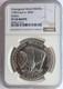 Cook Islands 1990 Silver $50. Endangered Wildlife. Buffalo. Ngc-pf70 Matte