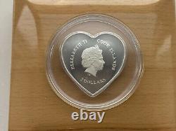 Cook Islands, 2 Dollars Birthday Heart Boy, silver coin, 1/2 Oz 2013 year