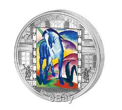 Cook Islands 20$ 2011 Masterpieces of Art FRANZ MARC BLUE HORSE 3 Oz