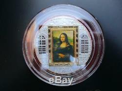 Cook Islands 20 Dollar 2009 Leonardo da Vinci Masterpieces of Art 999 Ex. RARE