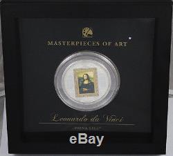 Cook Islands 20 Dollars Leonardo Da Vinci Mona Lisa Silver / Gold 2009
