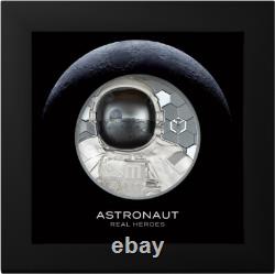 Cook Islands 20 dollars 2024 Real Heroes Astronaut 3 oz silver coin proof CIT
