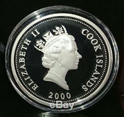 Cook Islands 2000 $10 Planetary Alignment 10 oz Coloured Silver Coin