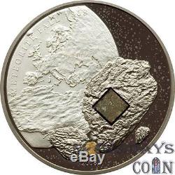 Cook Islands 2008 5$ Comet PULTUSK Proof Silver Coin Real Meteorite Insert