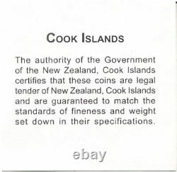 Cook Islands 2008 $5 Icon ANDREI RUBLEV's THEOTOKOS Of VLADIMIR Silver Coin