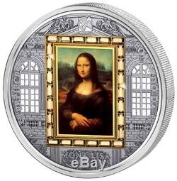 Cook Islands 2009 -20$ Masterpieces of Art -Mona Lisa Leonardo Da Vinci Premium