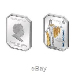 Cook Islands 2009-2011 4x5$ Vatican Art 4 Silver Coin Set
